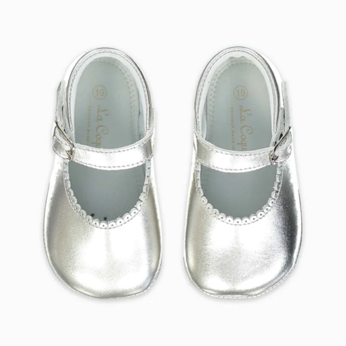 Silver Pram Mary Janes