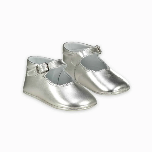 Silver Pram Mary Janes