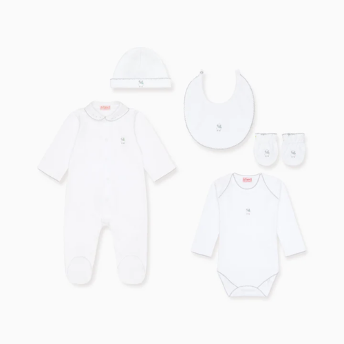White Victoria Sheep Newborn Gift Set